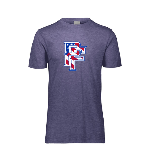 [FTSCUBRY-AS-LOGO2] Decker Men's Tri-Blend T-Shirt - Short Sleeve (Adult S, Royal, Logo 2)