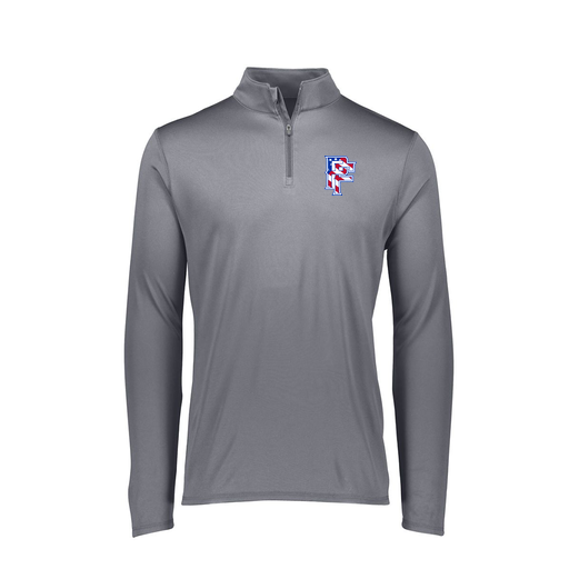 [FTLQFLGY-FAXS-LOGO2] Decker Women's Flex-Lite 1/4 Zip Shirt (Female Adult XS, Gray, Logo 2)