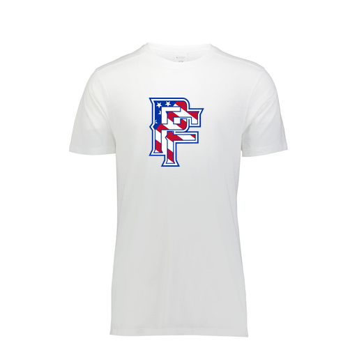 [FTSCUBWH-AS-LOGO2] Decker Men's Tri-Blend T-Shirt - Short Sleeve (Adult S, White, Logo 2)