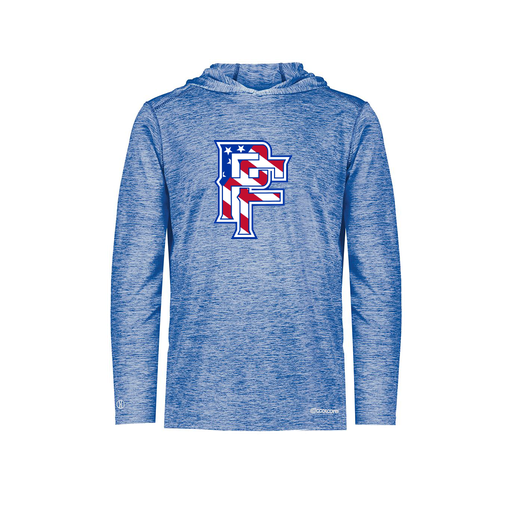 [FOLHCGRY-AS-LOGO2] Decker Men's Charge Hoodie (Adult S, Royal, Logo 2)