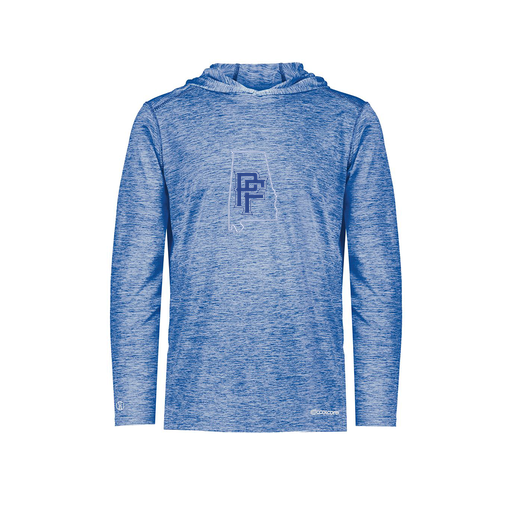 [FOLHCGRY-YS-LOGO1] Decker Youth Charge Hoodie (Youth S, Royal, Logo 1)