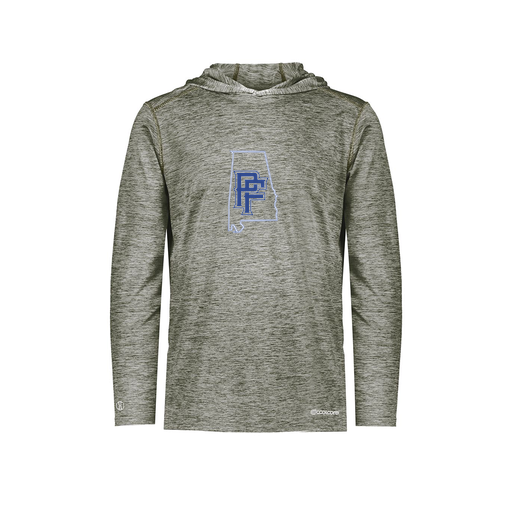 [FOLHCGGY-YS-LOGO1] Decker Youth Charge Hoodie (Youth S, Gray, Logo 1)