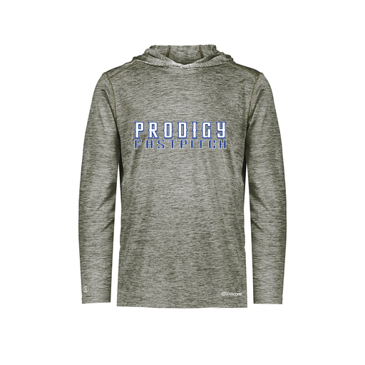 [FOLHCGGY-YS-LOGO3] Decker Youth Charge Hoodie (Youth S, Gray, Logo 3)