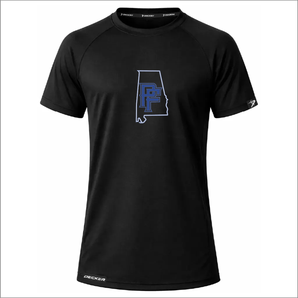 [FTSCPTBK-YXS-LOGO1] NEW Decker Performance T-Shirt (Black, Youth XS, Logo 1)